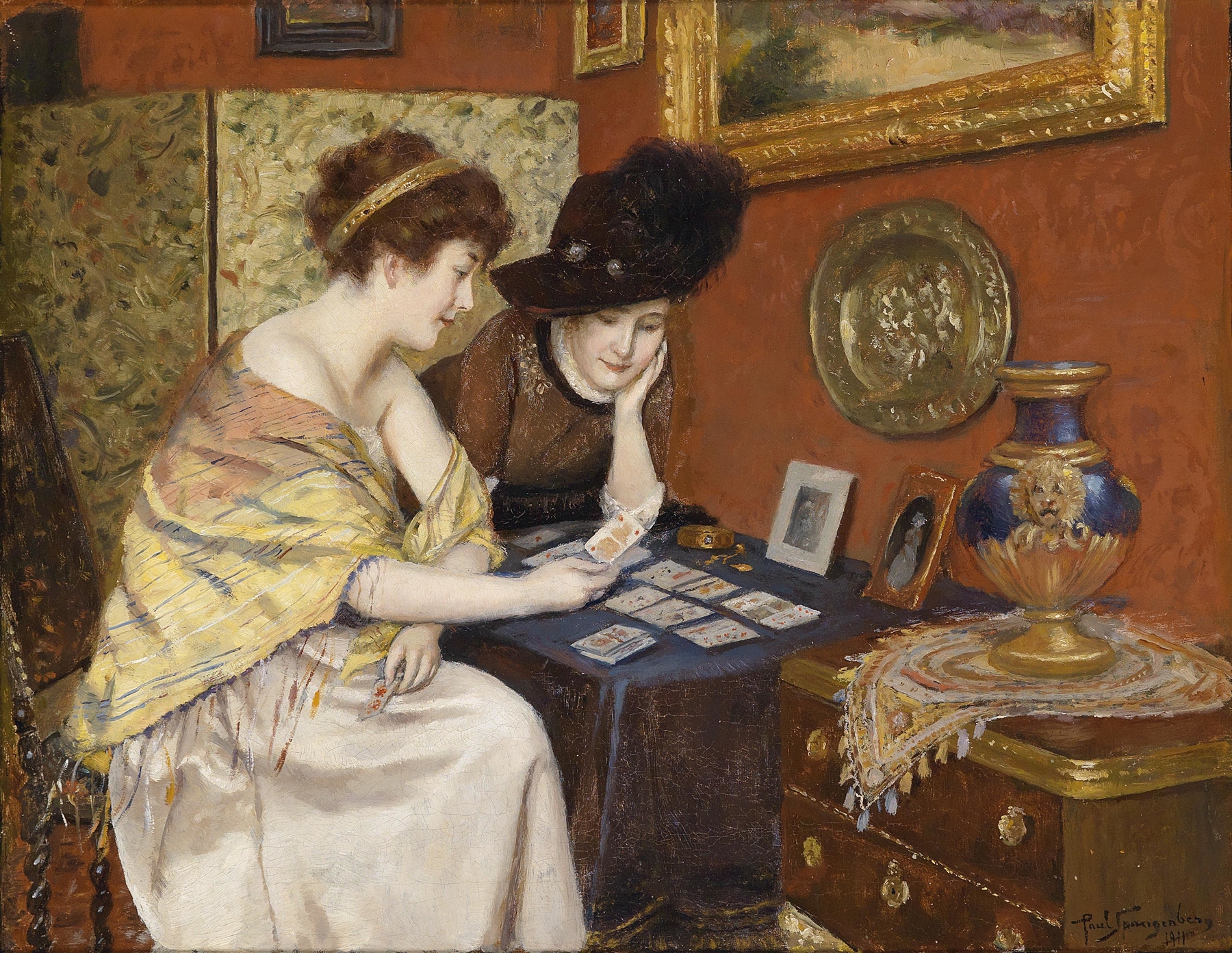 Was steht in den Karten by Paul Spangenberg