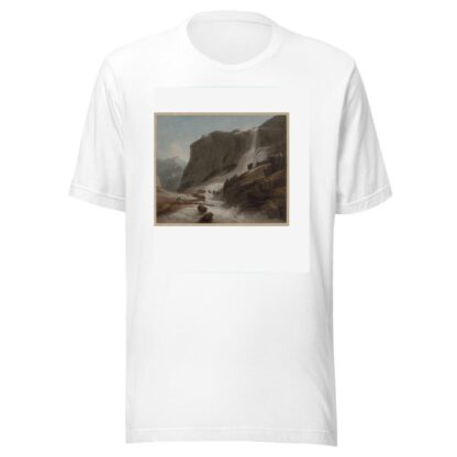 Waterfall between Chiavenna and Mount Splügen by Francis Towne T-Shirt