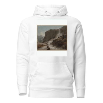 Waterfall between Chiavenna and Mount Splügen by Francis Towne Hoodie