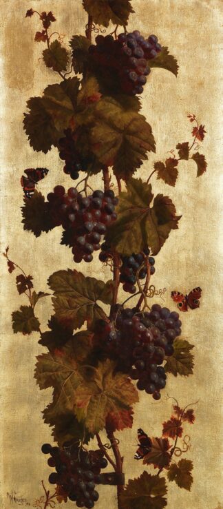 Weinreben, weiß und rot by William Hughes