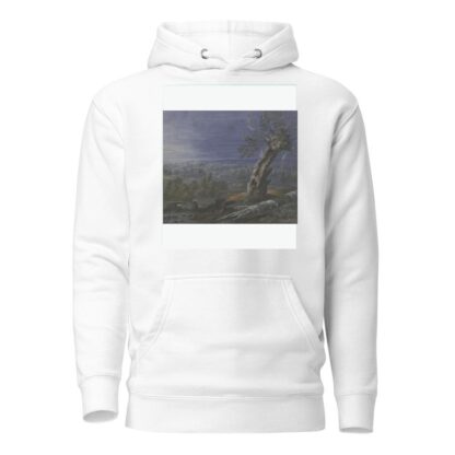 Weite Landschaft mit Regenbogen by Johann Nikolaus Gassner Hoodie