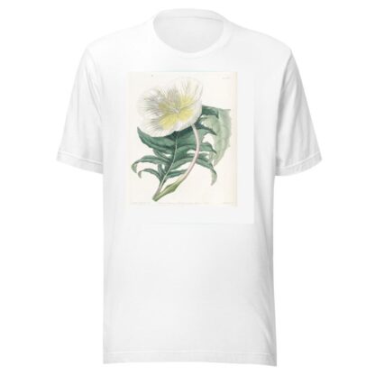 White Upright Evening Primrose by Sydenham Edwards T-Shirt
