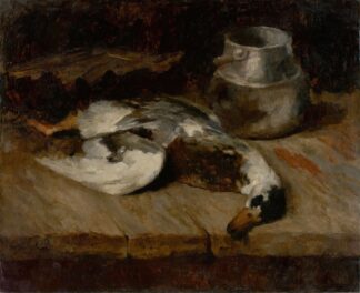 Wildente und Blechdose by Carl Schuch