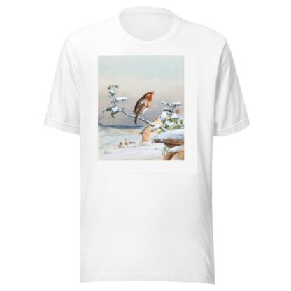 Winter – A Cock Robin by Harry Bright T-Shirt