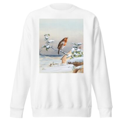 Winter – A Cock Robin by Harry Bright Sweatshirt