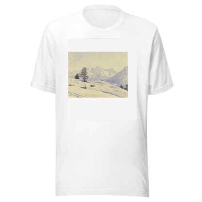 Winterlandschaft, Unterengadin by Jakob Nussbaum T-Shirt