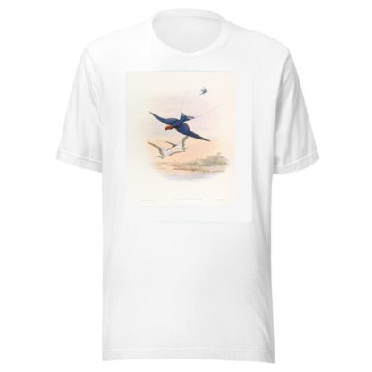 Wire-tailed Swallow by John Gould T-Shirt