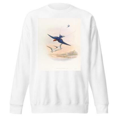 Wire-tailed Swallow by John Gould Sweatshirt