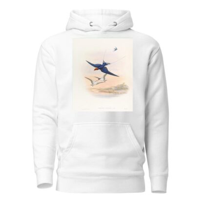 Wire-tailed Swallow by John Gould Hoodie