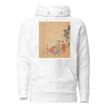 Woman and Boy with Melon Plant by Katsushika Hokusai Hoodie
