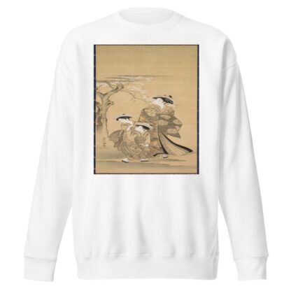 Woman and Two Children by Kubo Shunman Sweatshirt