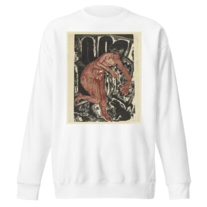 Woman Bathing by the Oven by Ernst Ludwig Kirchner Sweatshirt