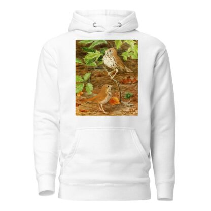 Wood Thrush,Hermit Thrush by Louis Agassiz Fuertes Hoodie