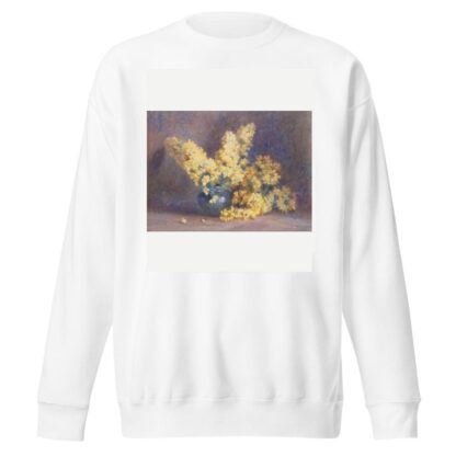 Yellow blossom and rosemary by Margaret Stoddart Sweatshirt