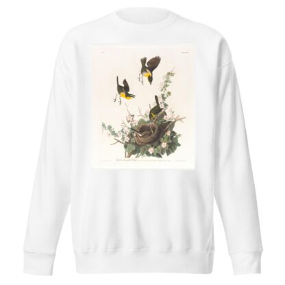 Yellow-breasted chat by John James Audubon Sweatshirt