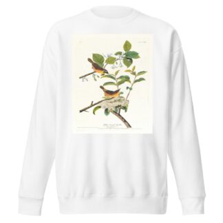 Yellow-breasted warbler by John James Audubon Sweatshirt