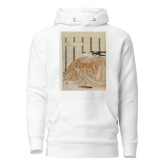 Young Man Playing Football by Suzuki Harunobu Hoodie
