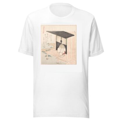 Young Nobleman Looking Inside of a House by Kubo Shunman T-Shirt