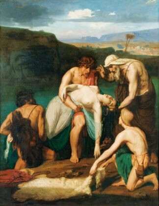 Zenobia Found By The Shepherds On The Banks Of The Arax by Felix-Henri Giacomotti
