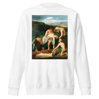 Zenobia Found By The Shepherds On The Banks Of The Arax by Felix-Henri Giacomotti Sweatshirt