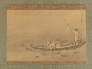 Zhou Maoshu Admiring Lotuses by Kaihō Yūsetsu