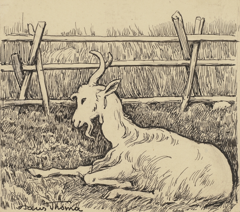 Ziege by Hans Thoma