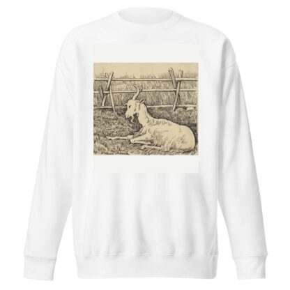 Ziege by Hans Thoma Sweatshirt