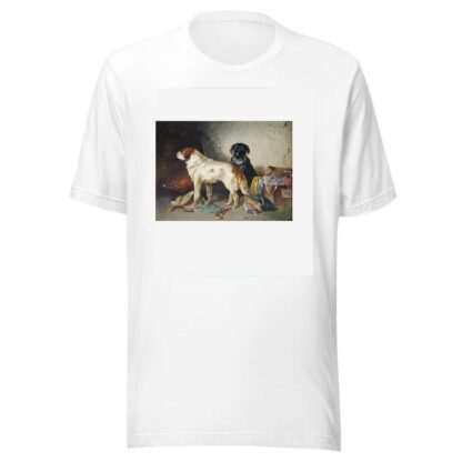 Zwei Hunde mit einer Kleiderkiste. by Carl Pischinger T-Shirt