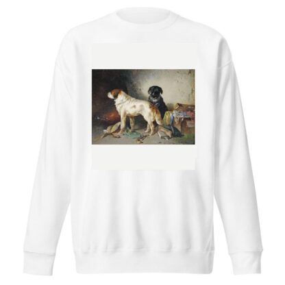 Zwei Hunde mit einer Kleiderkiste. by Carl Pischinger Sweatshirt
